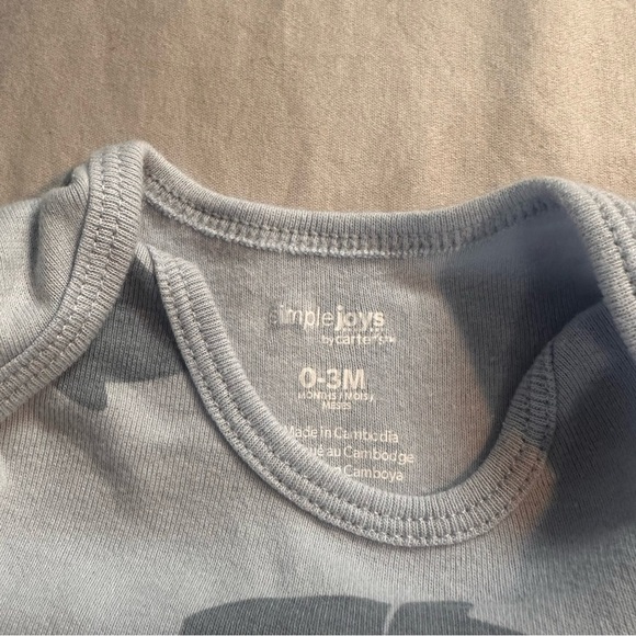 Simple Joys by Carter's - Gray Whale Kids Sleep Sack/gown - Picture 2 of 4